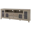 Simpli Home - Cosmopolitan Contemporary TV Media Stand for Most TVs Up to 80" - Distressed Gray