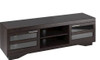 CorLiving - Granville Collection TV Media Stand for Most Flat-Panel TVs up to 80" - Black