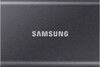 Samsung - T7 1TB External USB 3.2 Gen 2 Portable Solid State Drive with Hardware Encryption - Titan Gray