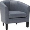 Simpli Home - Austin Tub Transitional Armchair - Stone Gray