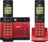 VTech - CS5129-26 DECT 6.0 Expandable Cordless Phone System with Digital Answering System - Black; Red