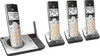 AT&T - CL82407 DECT 6.0 Expandable Cordless Phone System with Digital Answering System and Smart Call Blocker - Silver/black