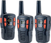 Cobra - MicroTALK 16-Mile, 22-Channel FRS/GMRS 2-Way Radios (3-Pack) - Black