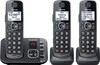 Panasonic - KX-TGE633M DECT 6.0 Expandable Cordless Phone System with Digital Answering System - Metallic Black