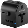 Insignia™ - All-in-One Travel Adapter - Black