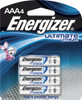 Energizer - Ultimate Lithium AAA Batteries (4-Pack)