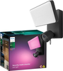 Philips - Hue Outdoor Floodlight Camera - Black