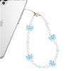 Velvet Caviar - French Blue Bow Phone Charm - French Blue