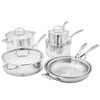 Demeyere Atlantis 10-pc Stainless Steel Cookware Set - Silver