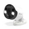 Swann 4K PoE Add On Bullet Camera w/Dual LED Spotlights, Color Night Vision, & Free Face Recognition - White