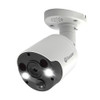 Swann 4K PoE Add On Bullet Camera w/Dual LED Spotlights, Color Night Vision, & Free Face Recognition - White