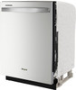 Whirlpool - 24" Top Control Built-In Dishwasher with Stainless Steel Tub, Large Capacity, 3rd Rack, 47 dBA - Fingerprint Resistant Stainless Steel