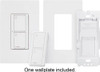 Lutron - Caseta Smart Switch Kit with Remote - White - White