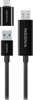 Insignia™ - 6' USB 3.0 File Transfer Cable - Black