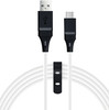 Insignia™ - PS5 USB-C 9' Play and Charge Cable - White/Black