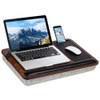 Rossie Home - Premium Bamboo Lap Desk for 15.6" Laptop - Espresso