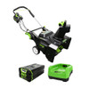 Greenworks - 80V 4.0Ah 22-in. Single Stage Snow Thrower - Green