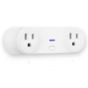 Enbrighten Wi-Fi Smart Switch, Indoor 2-Outlet Plug-In - White