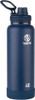 Takeya - Actives 40-Oz. Insulated Stainless Steel Water Bottle with Spout Lid - Midnight