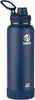 Takeya - Actives 40-Oz. Insulated Stainless Steel Water Bottle with Spout Lid - Midnight