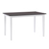 CorLiving - Michigan Two Tone White and Gray Dining Table - White/Gray