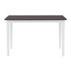 CorLiving - Michigan Two Tone White and Gray Dining Table - White/Gray