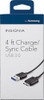 Insignia™ - 4' Micro USB 3.0 Charge-and-Sync Cable - Black