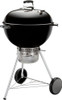Weber - 22 in. Master-Touch Charcoal Grill in Black with Built-In Thermometer - Black