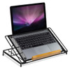 Mount-It! - Mount-It Laptop Mesh Riser & Stand - Black