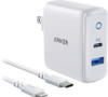 Anker - PowerPort PD 2 Bundle with USB-C to Lightning Cable 3ft - White