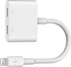 Belkin - Lightning Audio with Charge Adapter - White