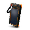 ToughTested - Solar16 16,000 mAh Portable Charger for Most USB-Enabled Devices - Black/Orange