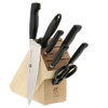 ZWILLING Four Star Anniversary 8-pc Knife Block Set - Black