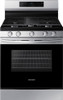 Samsung - 6.0 cu. ft. Freestanding Gas Range with WiFi and Integrated Griddle - Stainless steel
