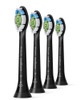 Philips Sonicare - DiamondClean Replacement Toothbrush Heads (4-pack) - Black