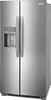 Frigidaire - Gallery 22.2 Cu. Ft. Counter-Depth Side-by-Side Refrigerator - Smudge-Proof® Stainless Steel