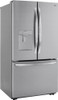 LG - 29 cu. Ft. 3 Door French Door with Ice Maker, and External Water Dispenser - PrintProof Stainless Steel