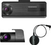 THINKWARE - F200 PRO Front and Rear Dash cam with GPS Accessory - Black