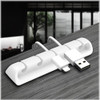 SaharaCase - USB Cable Holder Organizer (4-Pack) - White