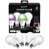 Geeni - Prisma Plus 800 Wi-Fi LED Smart Light Bulb, 4-Pack - White