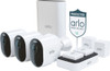 Arlo - Ultra 2 Spotlight Camera Security Bundle – Wire-Free Indoor/Outdoor 4K Security Camera with Color Night Vision (3-pack) - White