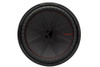 KICKER - CompR 15" Dual-Voice-Coil 4-Ohm Subwoofer - Black