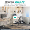 Alen - BreatheSmart 45i 800Sq. Ft., True HEPA Air Purifier - Brushed Stainless