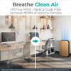Alen - BreatheSmart 45i 800Sq. Ft., True HEPA Air Purifier - Oak