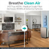 Alen - BreatheSmart 75i 1300Sq. Ft., True HEPA Air Purifier - Weathered Gray