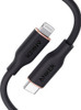 Anker - PowerLine III Flow USB-C to Lightning Cable 6-ft - Black