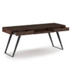 Simpli Home - Lowry Large Desk - Distressed Charcoal Brown