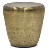 Simpli Home - Garvy Metal Side Table - Antique Gold