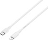 Best Buy essentials™ - 3' Lightning to USB-C Charge-and-Sync Cable - White