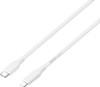 Best Buy essentials™ - 9’ Lightning to USB-C Charge-and-Sync Cable - White